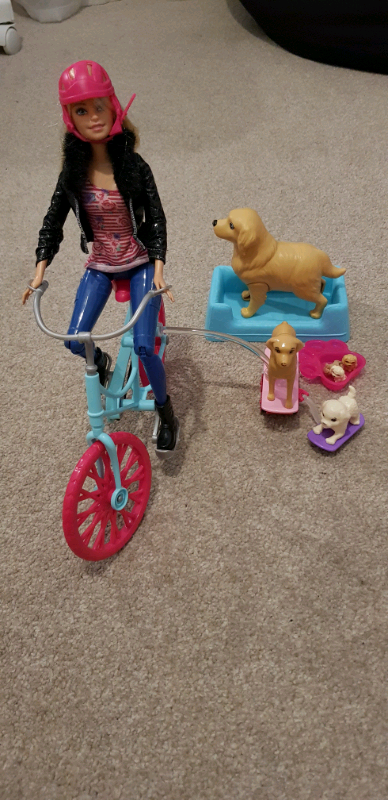 barbie with dog that gives birth